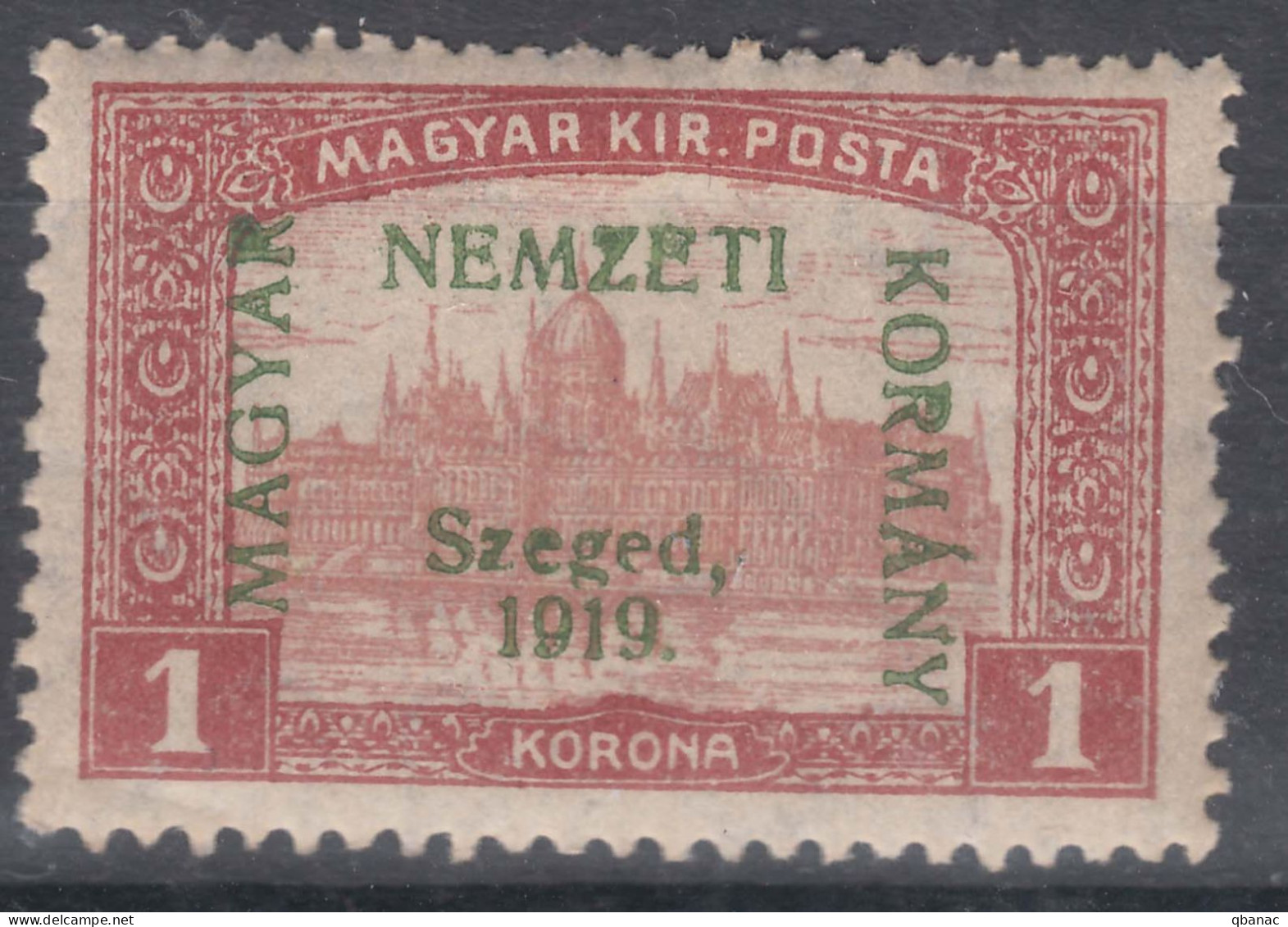 Hungary Szegedin Szeged 1919 Mi#16 Mint Hinged - Szeged