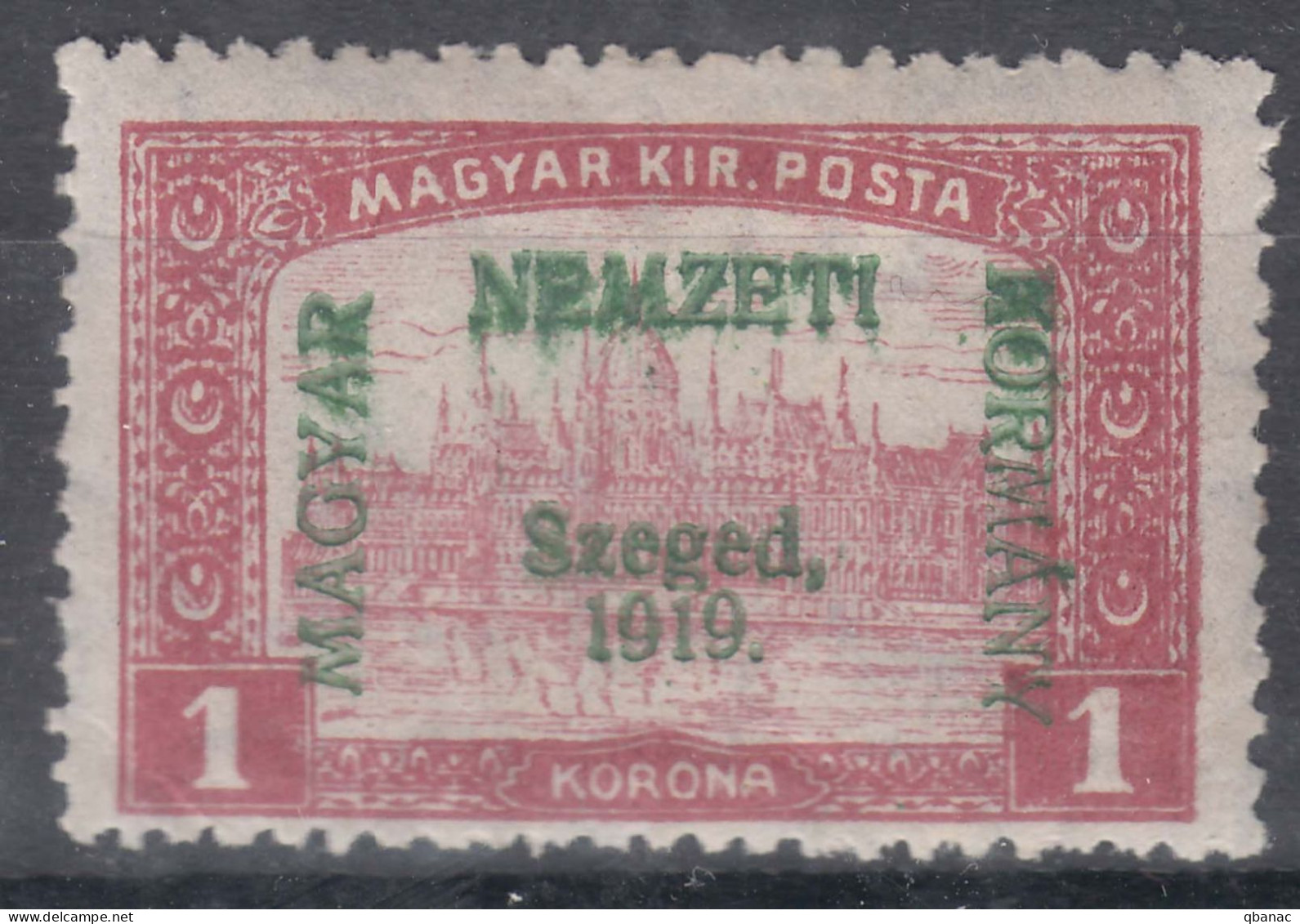 Hungary Szegedin Szeged 1919 Mi#16 Mint Hinged - Szeged