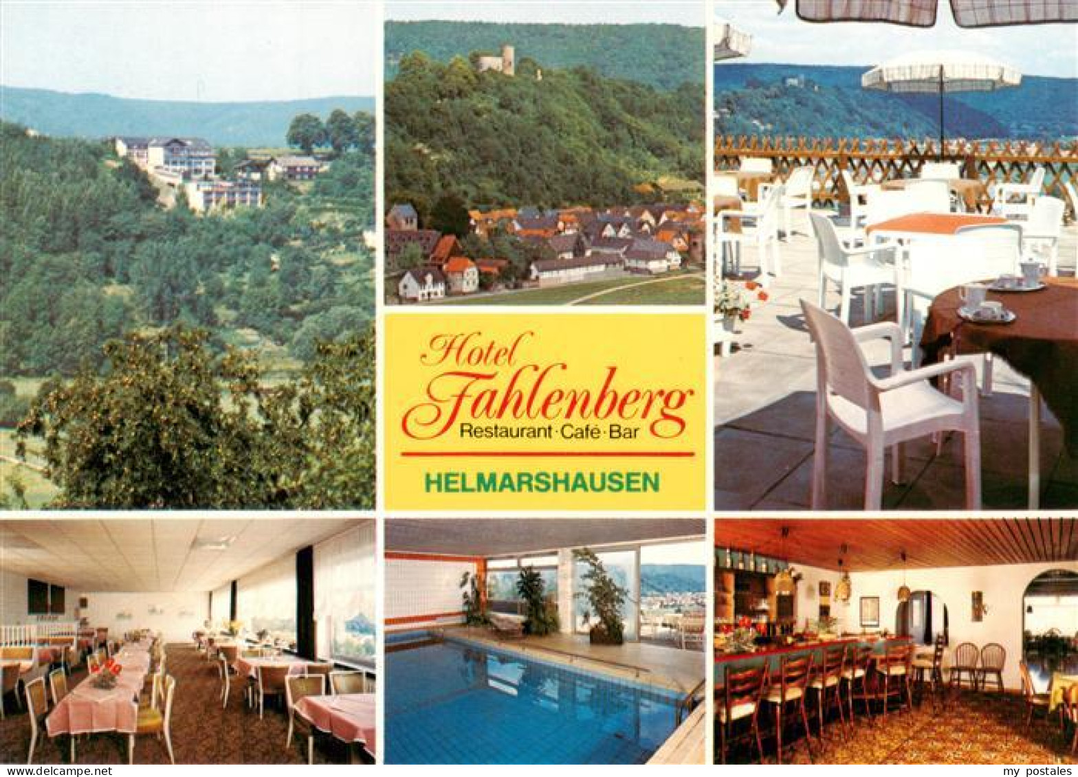 73961941 Helmarshausen Hotel Fahlenberg Gastraeume Hallenbad Panorama - Bad Karlshafen
