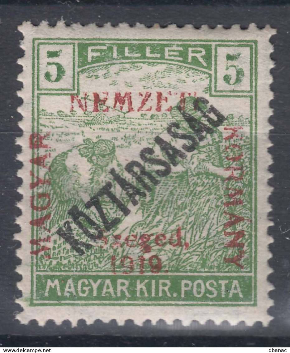 Hungary Szegedin Szeged 1919 Mi#29 Mint Hinged - Szeged