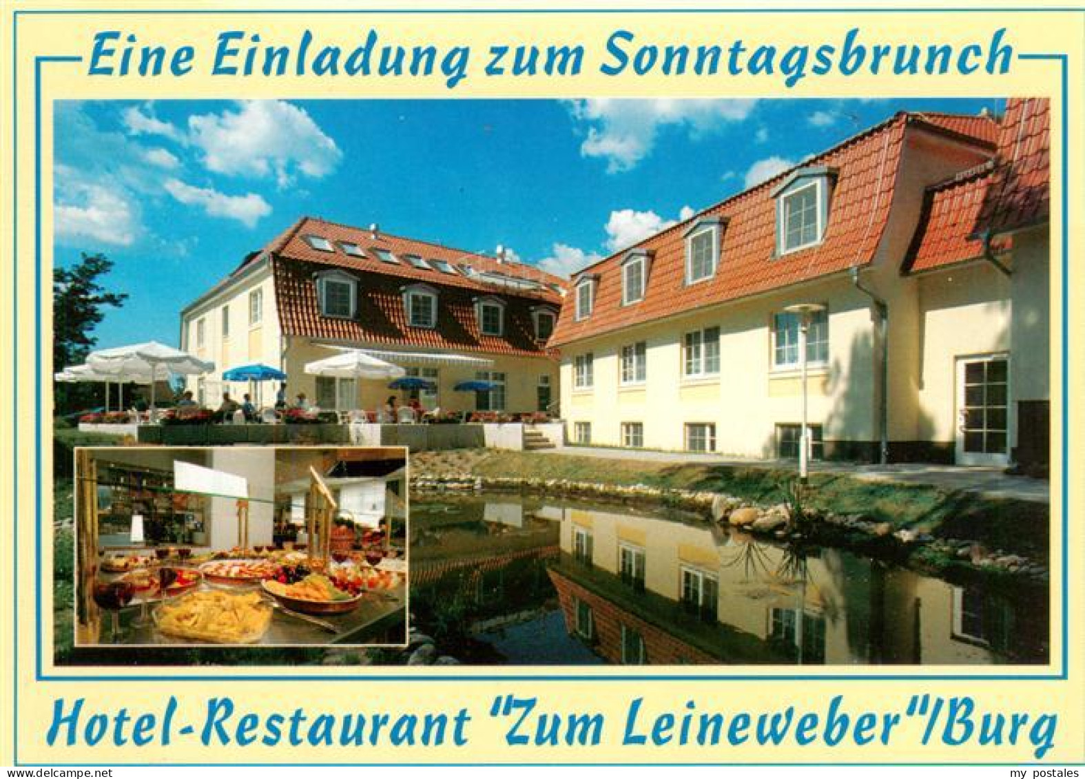 73961919 Burg_Spreewald Hotel Restaurant Zum Leineweber Gastraum - Burg (Spreewald)