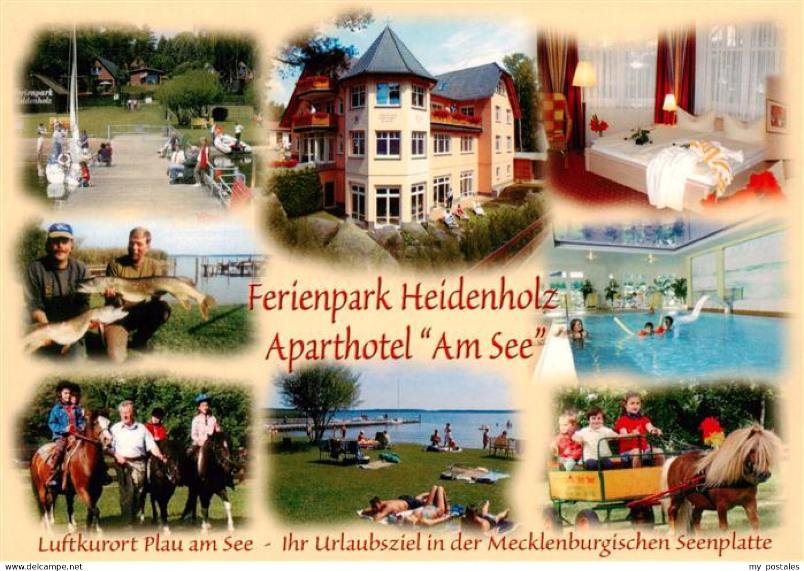 73961906 Plau_See Ferienpark Heidenholz Aparthotel Am See Zimmer Angler Freiterr - Plau