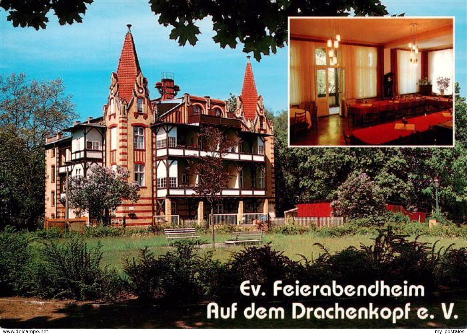 73961904 Finow_Eberswalde Ev Feierabendheim Auf Dem Drachenkopf Gastraum - Eberswalde