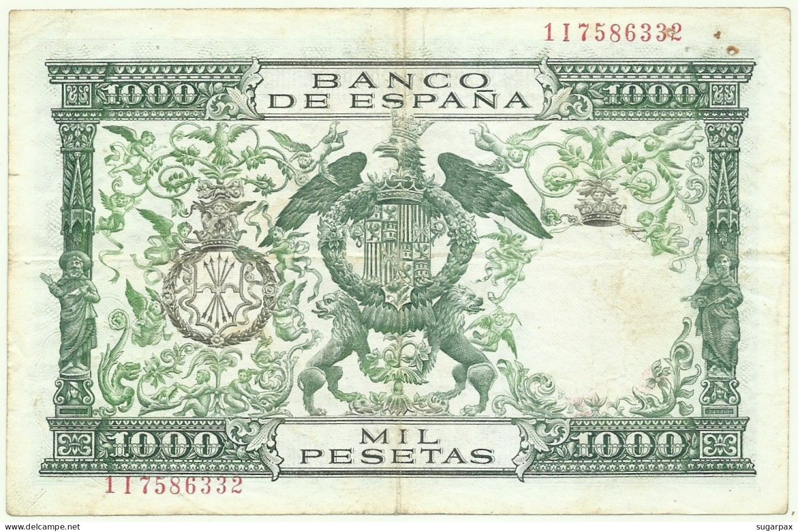 ESPAÑA - 1000 Pesetas - 29.11.1957 ( 1958 ) - Pick 149 - Serie 1 I - Reyes Católicos - 1.000 - 1000 Pesetas