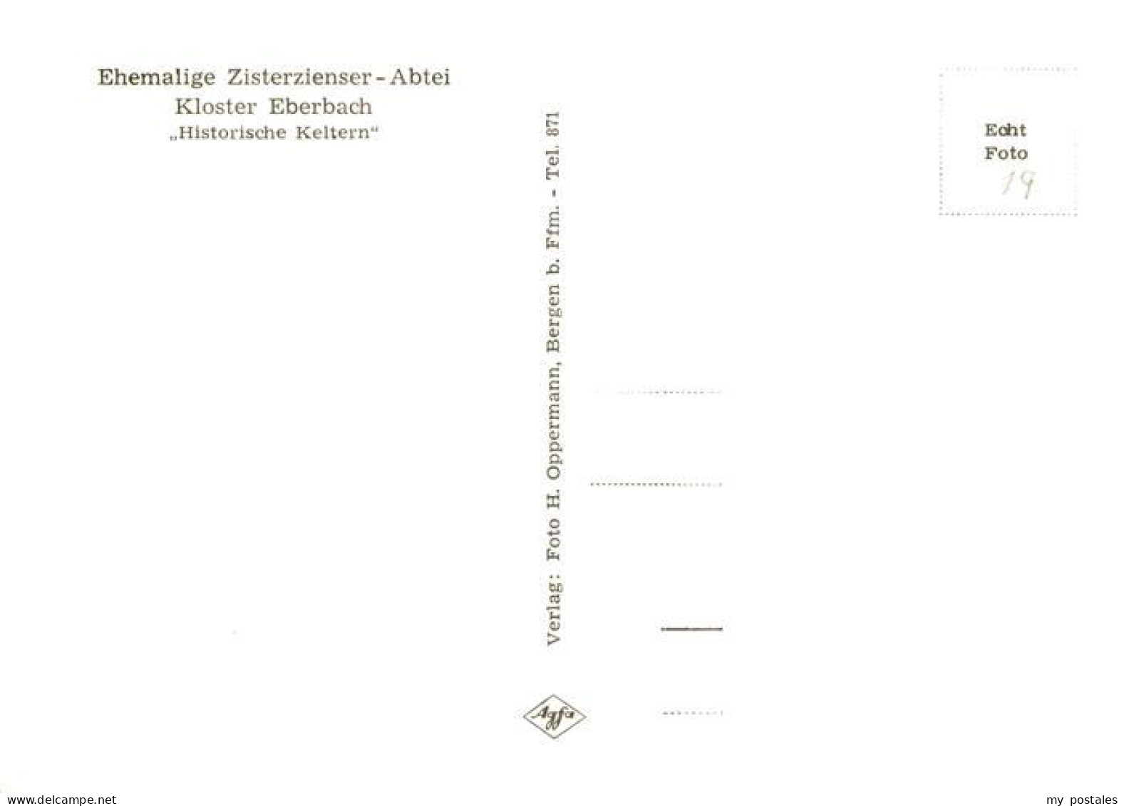 73921635 Eberbach_Rheingau_Eltville Ehem Zisterzienser Abtei Histor Weinkeltern - Eltville