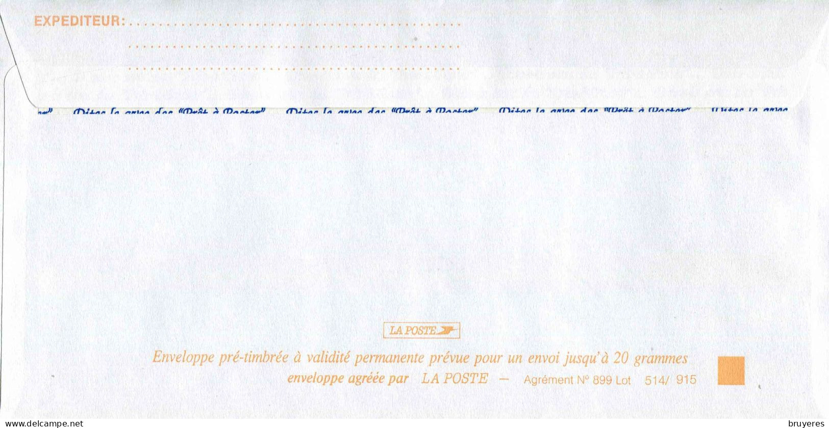 PAP** Avec Timbre "Marianne De Luquet/LA POSTE" Et Repiquage "GRADIGNAN - PRIEURE DE CAYAC - LE PELERIN" - Lot 514/ 915 - Prêts-à-poster: Repiquages /Luquet