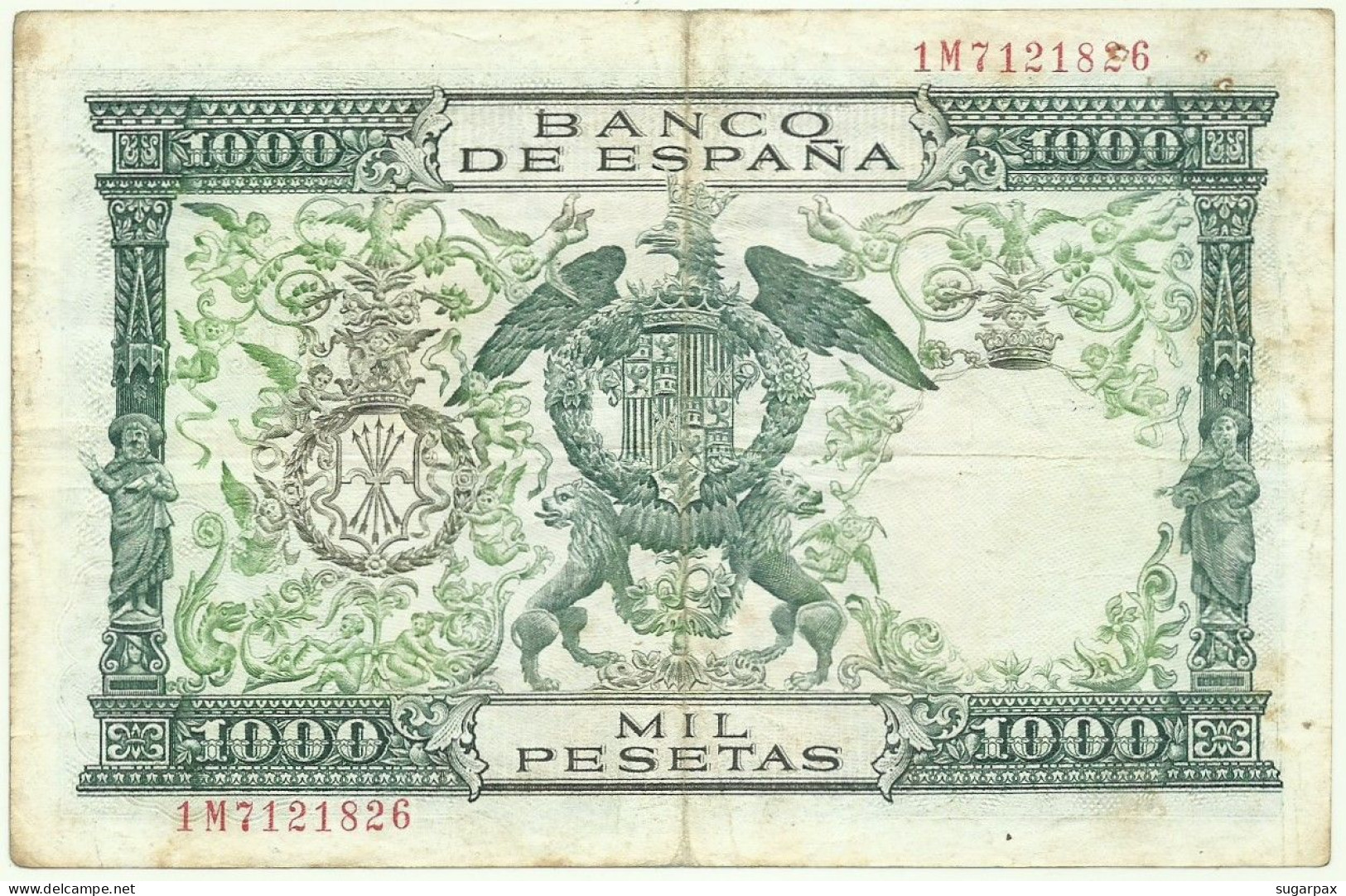 ESPAÑA - 1000 Pesetas - 29.11.1957 ( 1958 ) - Pick 149 - Serie 1 M - Reyes Católicos - 1.000 - 1000 Peseten