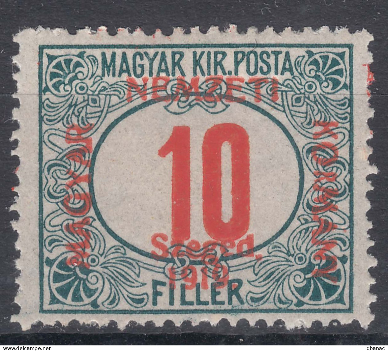 Hungary Szegedin Szeged 1919 Porto Mi#3 Mint Hinged - Szeged
