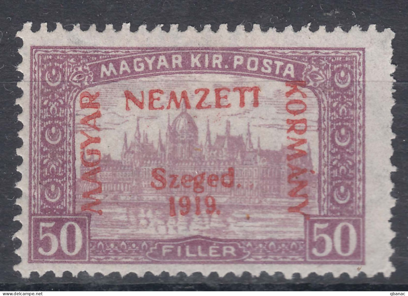 Hungary Szegedin Szeged 1919 Mi#13 MNG - Szeged