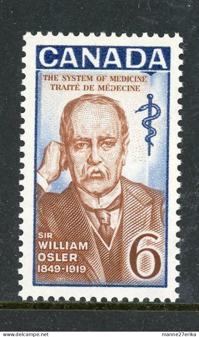 Canada 1969 MNH Sir William Osler - Unused Stamps