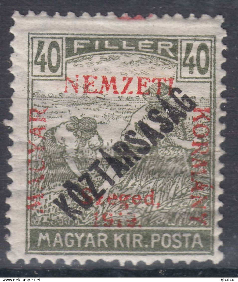 Hungary Szegedin Szeged 1919 Mi#34 Mint Hinged - Szeged