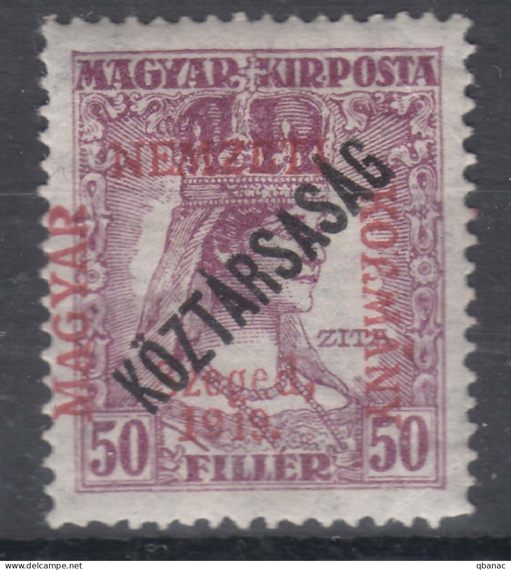 Hungary Szegedin Szeged 1919 Mi#40 Mint Hinged - Szeged