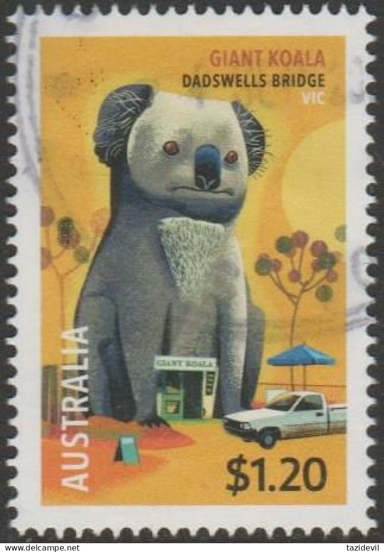 AUSTRALIA - USED - 2023 $1.20 Aussie Big Things - Giant Koala, Dadswells Bridge, Victoria - Gebraucht