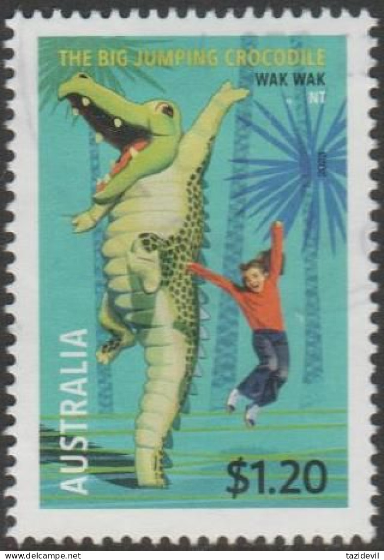 AUSTRALIA - USED - 2023 $1.20 Aussie Big Things - The Big Jumping Crocodile, Wak Wak, NT - Usados