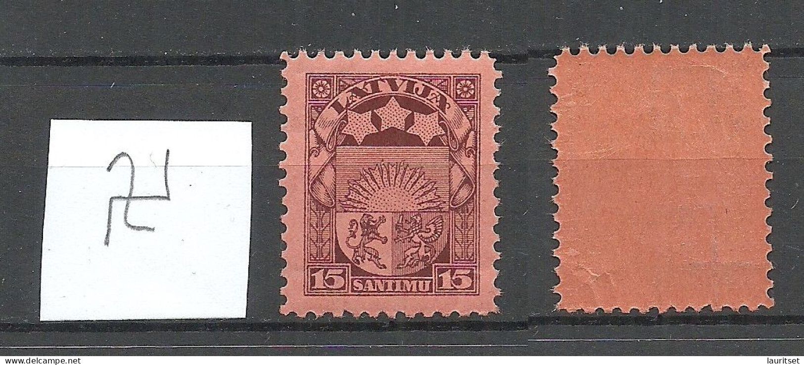 Latvia Lettland 1939 Michel 120 Y Inverted Wm MNH - Lettland