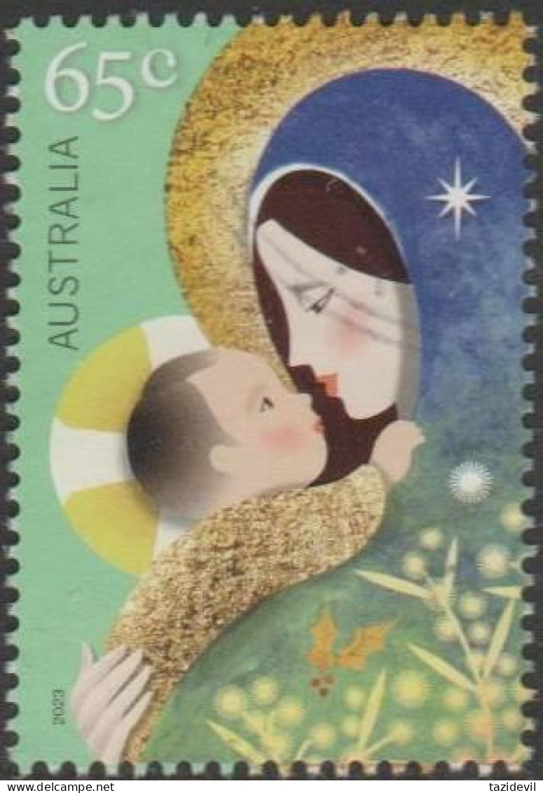 AUSTRALIA - USED - 2023 65c Religious Christmas - Mary And Baby - Usados
