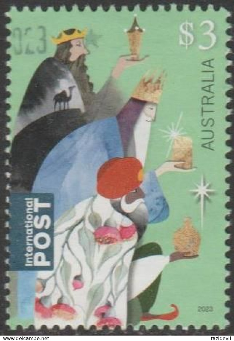 AUSTRALIA - USED - 2023 $3.00 Religious Christmas - Three Wise Men, International - Used Stamps