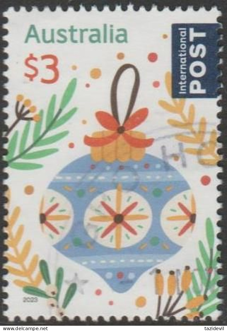 AUSTRALIA - USED - 2023 $3.00 Secular Christmas - Bauble - Used Stamps