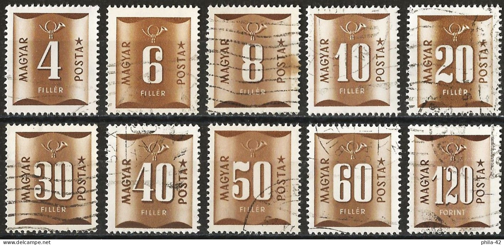 Hungary 1951 - Mi P191... - YT T185... ( Postage Due ) - Impuestos