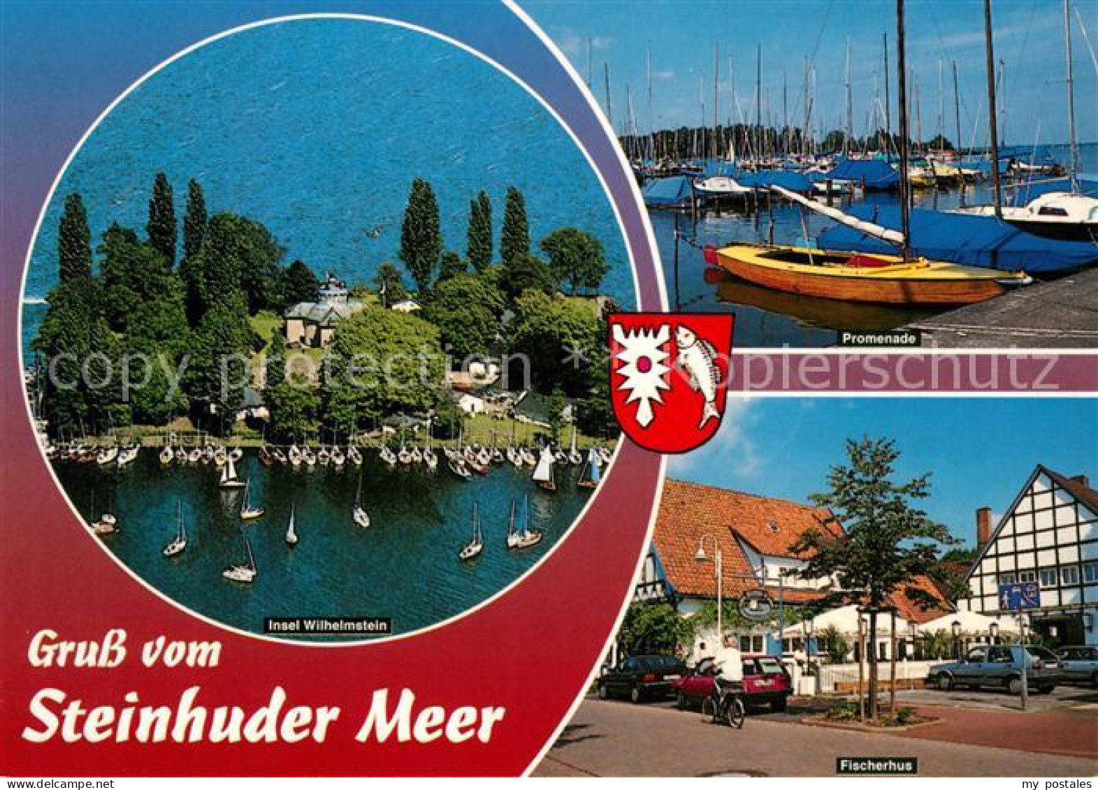 73129285 Steinhuder Meer Fischerhus Hafen Promenade Insel-Wilhelmstein Steinhude - Steinhude