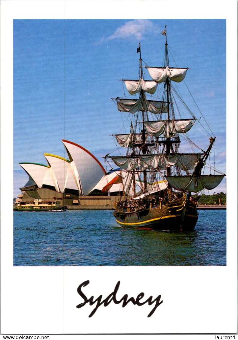 3-3-2024 (2 Y 5) Australia - NSW - Sydney Opera House And Sail Ship HMS Bounty (Sydney Olympic Games Color) - Sydney