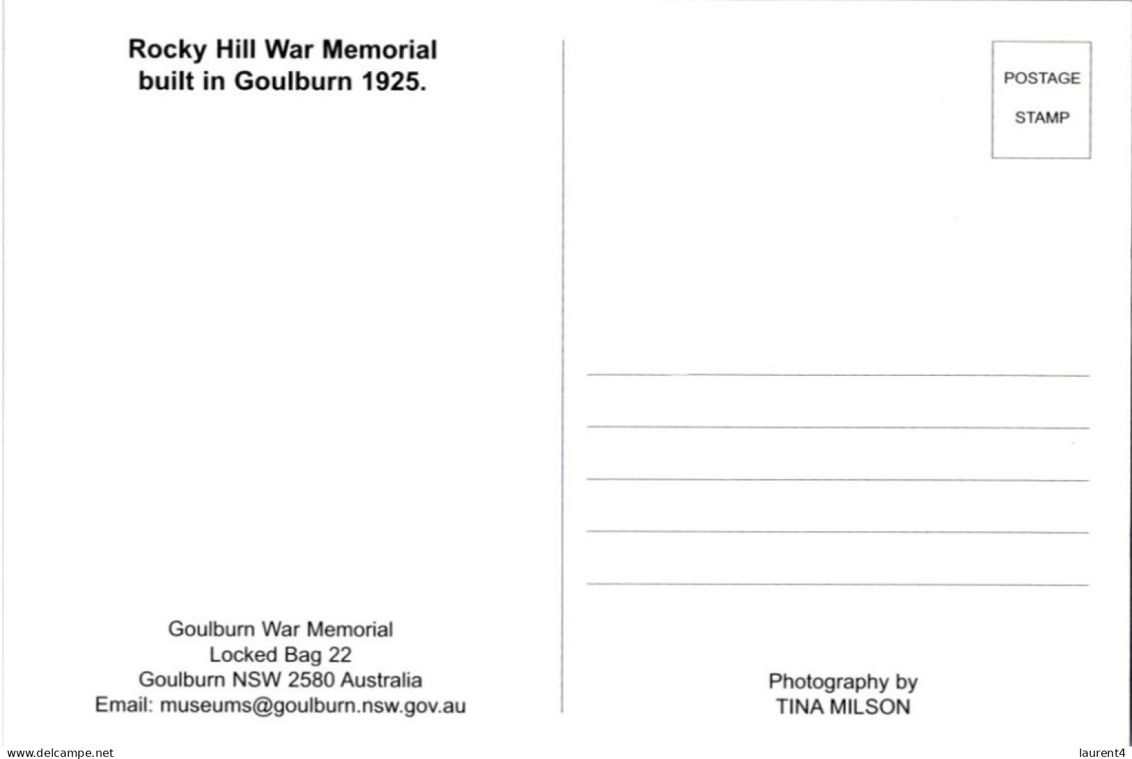 3-3-2024 (2 Y 5) Australia - NSW - Goulburn - Rocky Hill War Memorial - Monumenti Ai Caduti