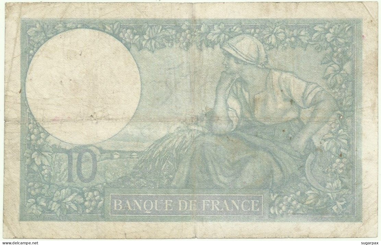 FRANCE - 10 Francs - 7.11.1940 - P 84 - " Minerve " - 10 F 1916-1942 ''Minerve''