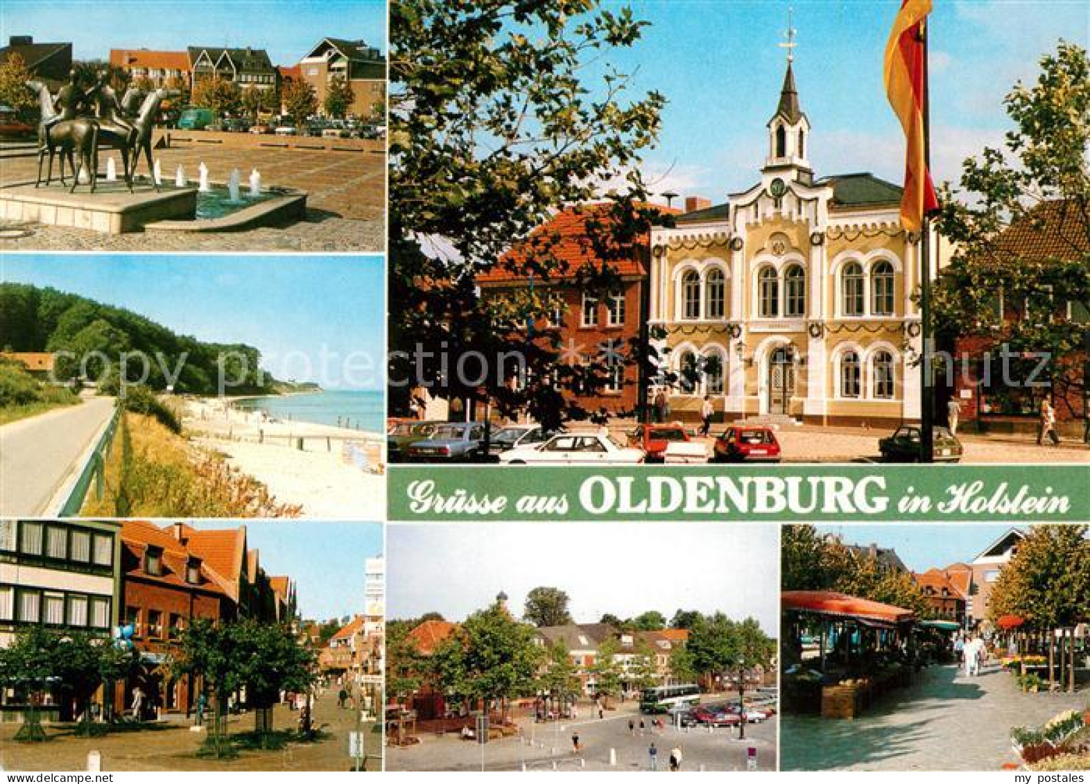 73126999 Oldenburg Holstein Reiterdenkmal Stadtansichten Oldenburg Holstein - Oldenburg (Holstein)