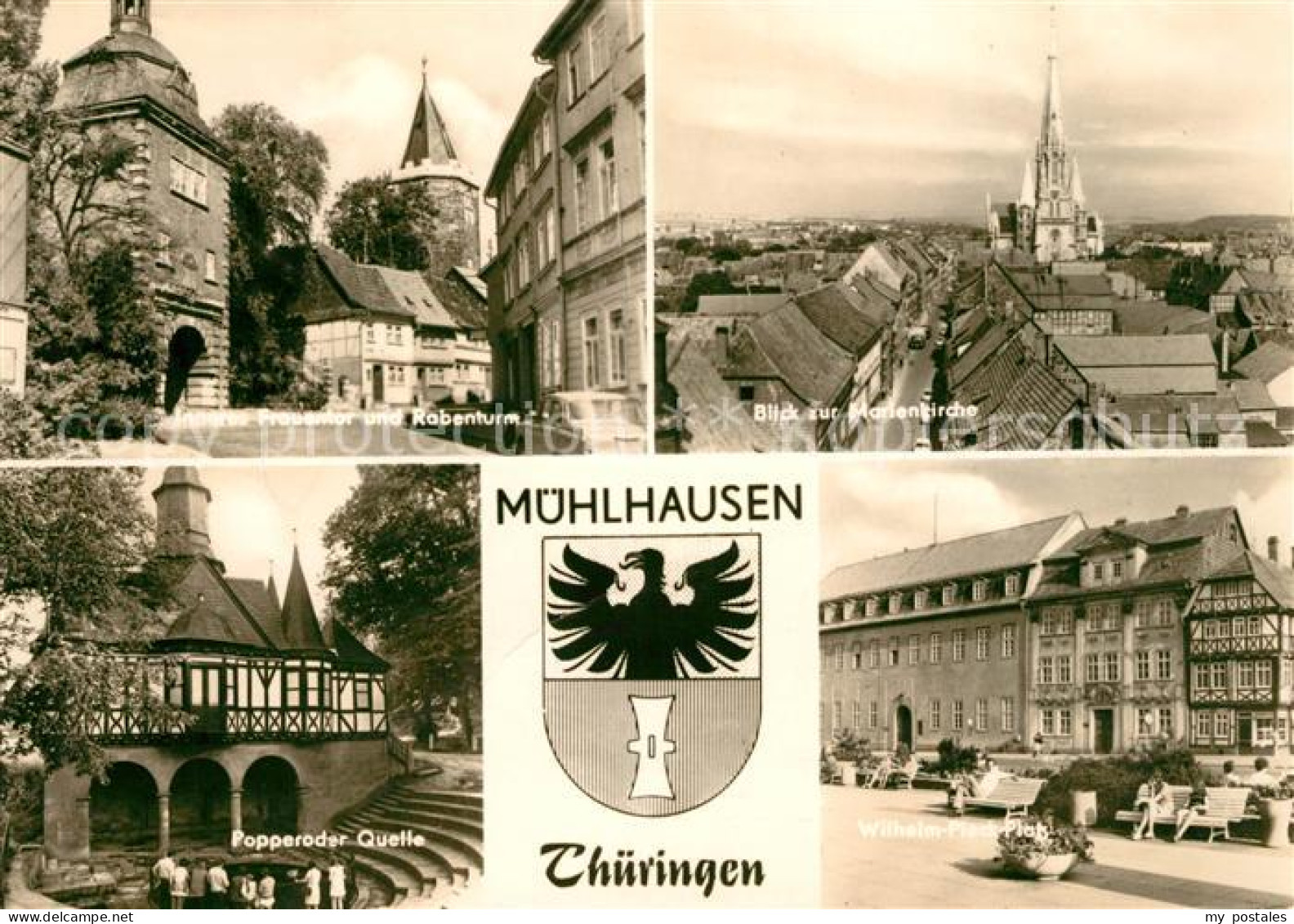 73126873 Muehlhausen Thueringen Popperoder Quelle Marienkirche Rabenturm Muehlha - Muehlhausen