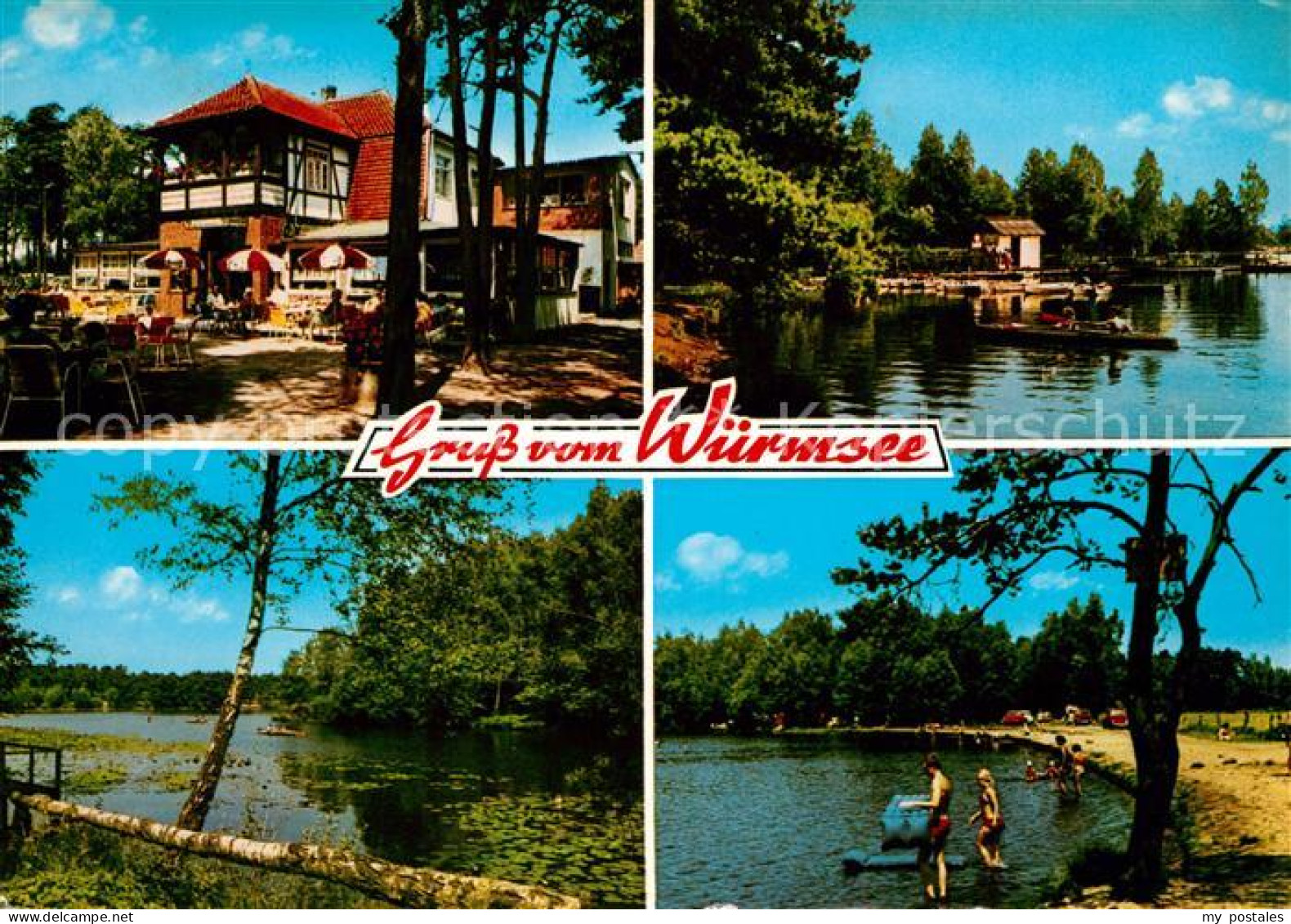 73126849 Grossburgwedel Wald- Und Seegaststaette Wuermsee Badestrand Grossburgwe - Burgwedel