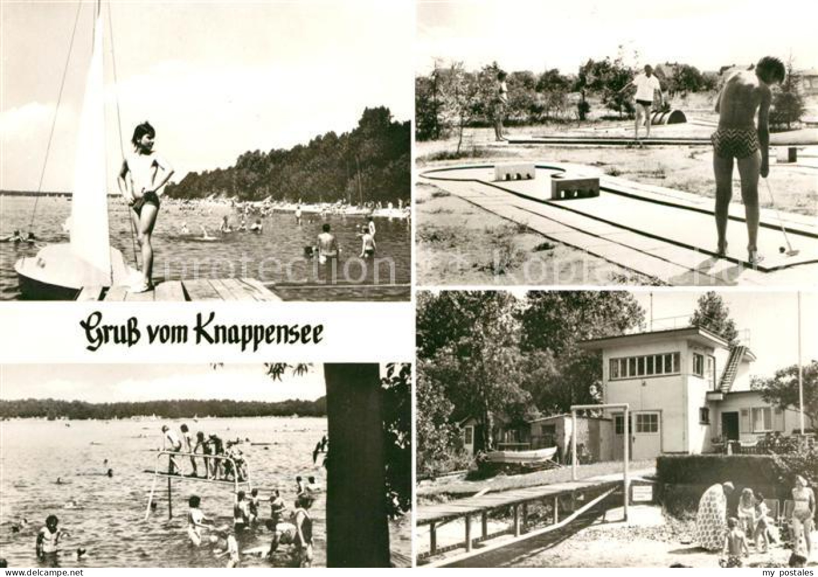 73126792 Knappensee Oberlausitz Badestelle Minigolf Knappensee Oberlausitz - Lohsa