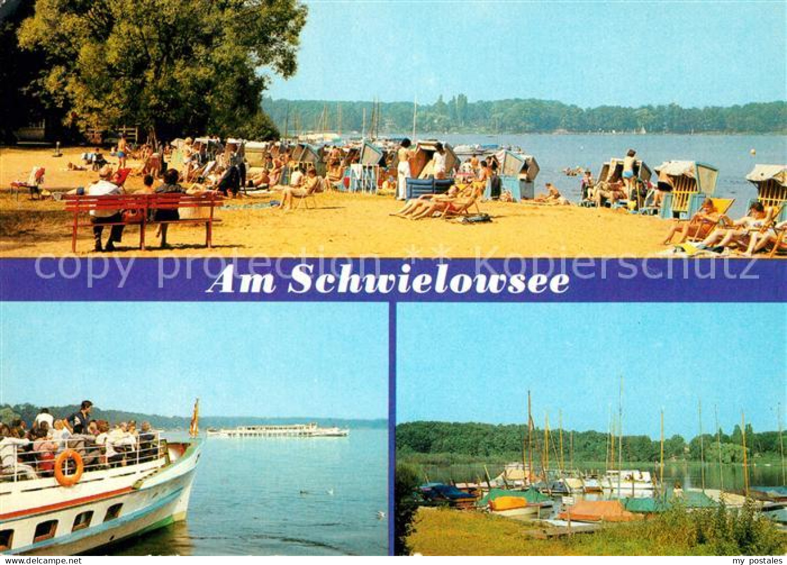 73126750 Ferch Strandbad Anlegestelle Weisse Flotte Seglerhafen Schwielowsee Fer - Ferch