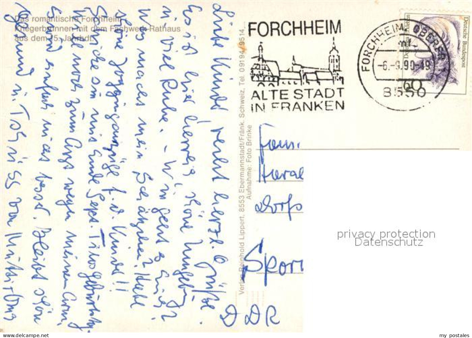 73126687 Forchheim Oberfranken Kriegerbrunnen Fachwerk Rathaus Forchheim Oberfra - Forchheim