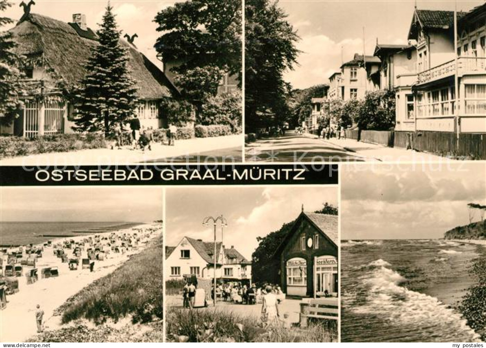 73126565 Graal-Mueritz Ostseebad Teilansichten Strand Milchbar Seestern Graal-Mu - Graal-Müritz