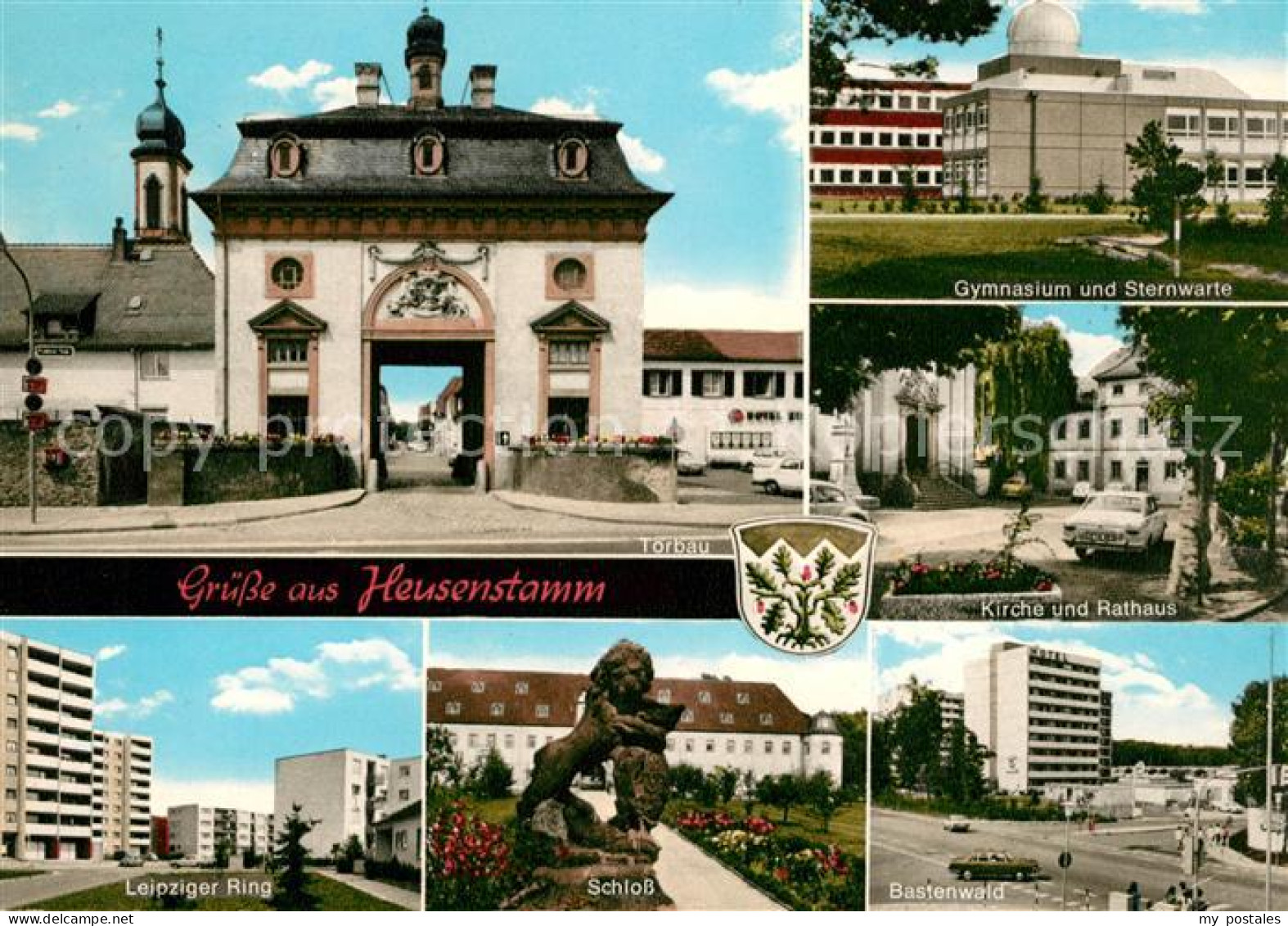 73125986 Heusenstamm Torbau Gymnasium Sternwarte Kirche Rathaus Leipziger Ring S - Heusenstamm