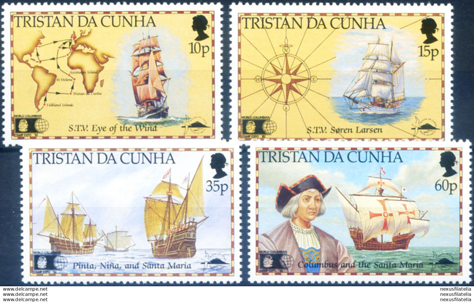 Cristoforo Colombo 1992. - Tristan Da Cunha