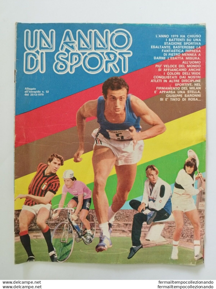 Bo Rivista Supplemento Allegato Un Anno Di Sport Milan Maradona Mennea 1979 - Libri