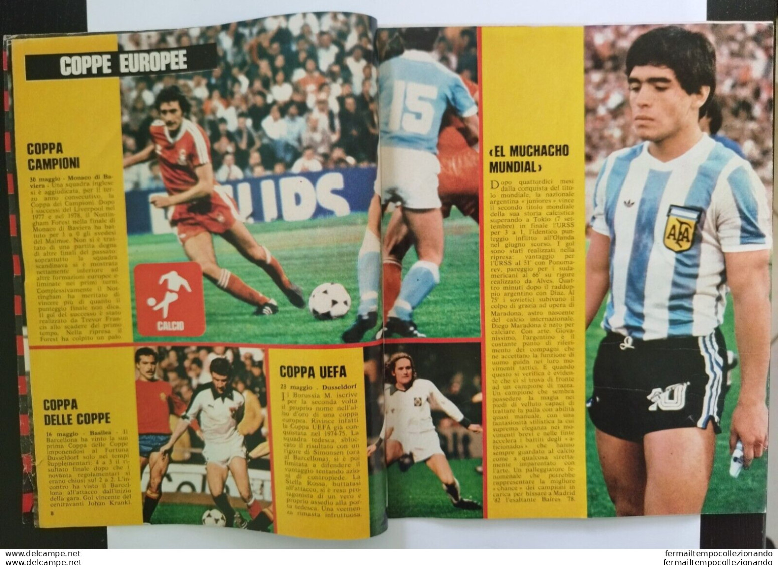 bo rivista supplemento allegato un anno di sport milan maradona mennea 1979