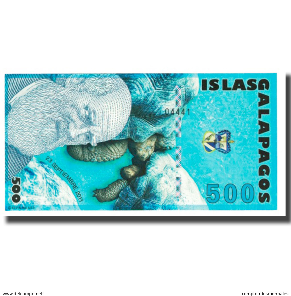 Billet, Équateur, 500 Sucres, 2009, 2009-02-12, ISLAS GALAPAGOS, NEUF - Ecuador