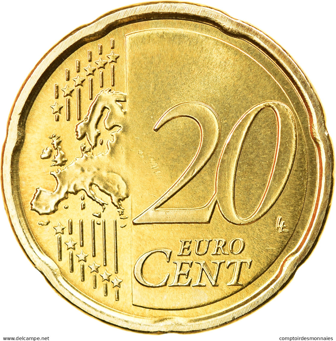 Italie, 20 Euro Cent, 2016, SPL, Laiton, KM:New - Italia