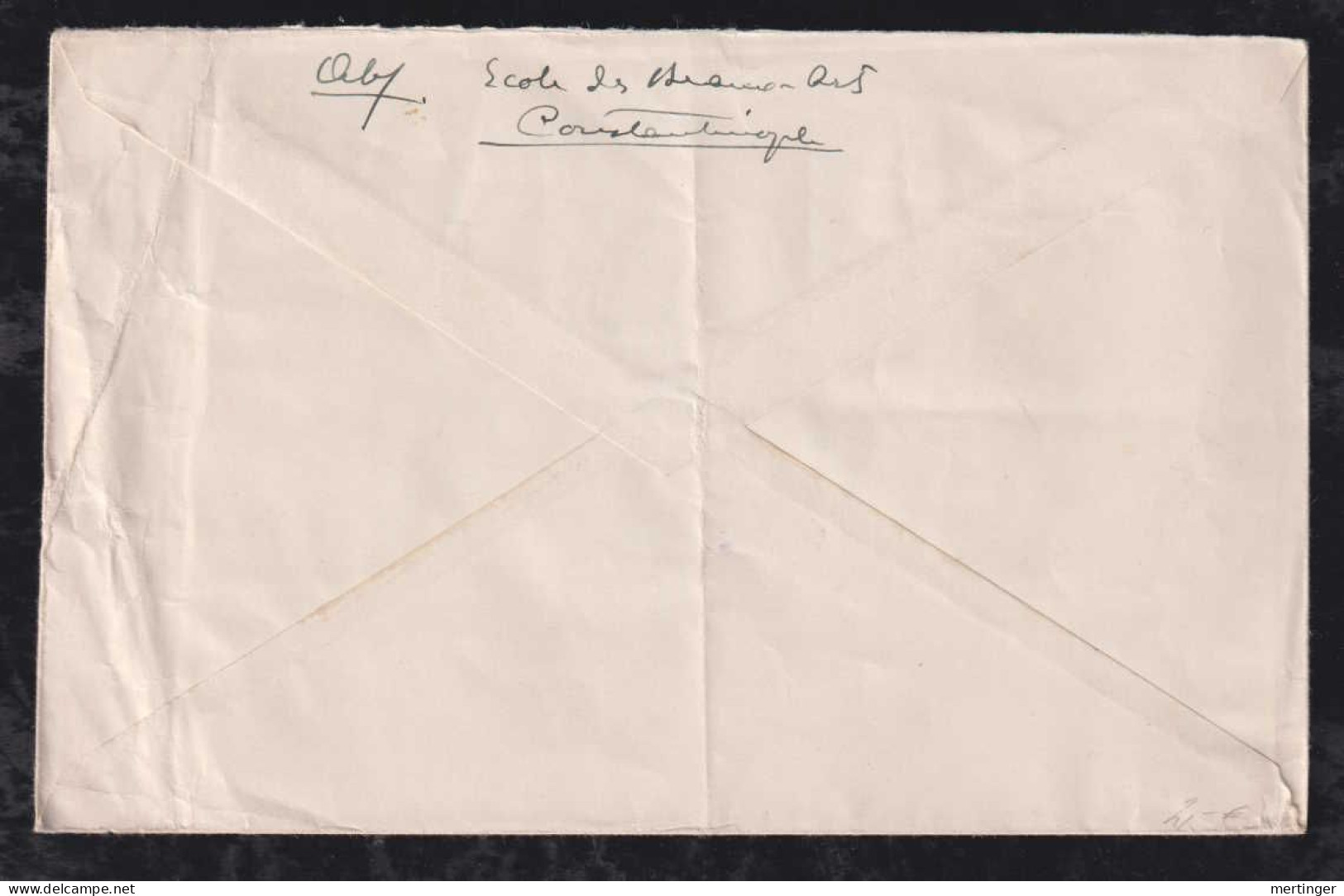 Türkei Turkey 1915 Uprated Stationery Envelope CONSTATINOPEL X LEIPZIG Germany - Lettres & Documents