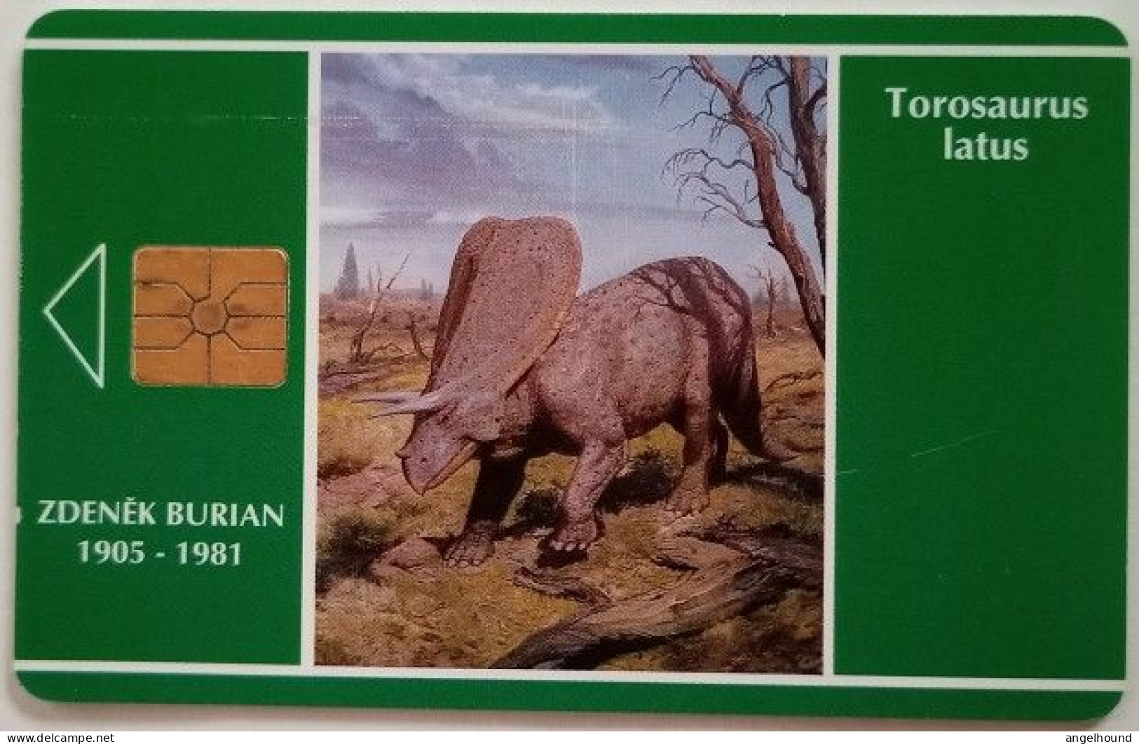 Czech Republic 150 Units Chip Card - Torosaurus Latus - Repubblica Ceca