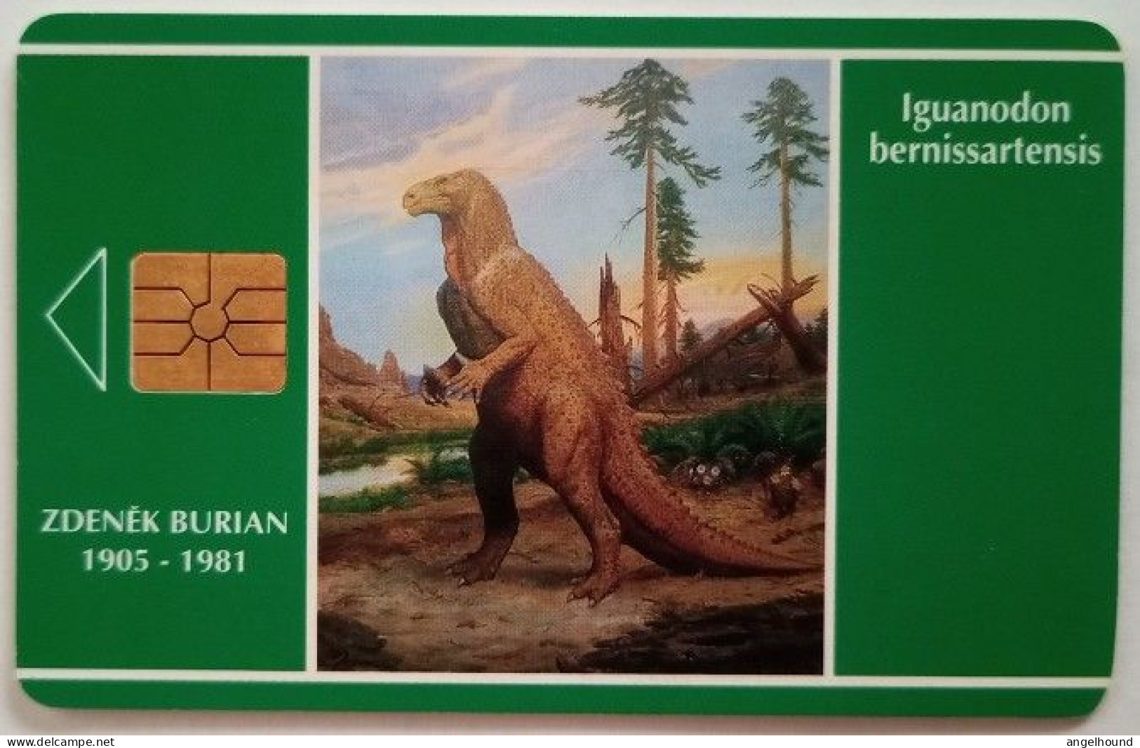 Czech Republic 150 Units Chip Card - Iguanodon Bernissartensis - Tschechische Rep.