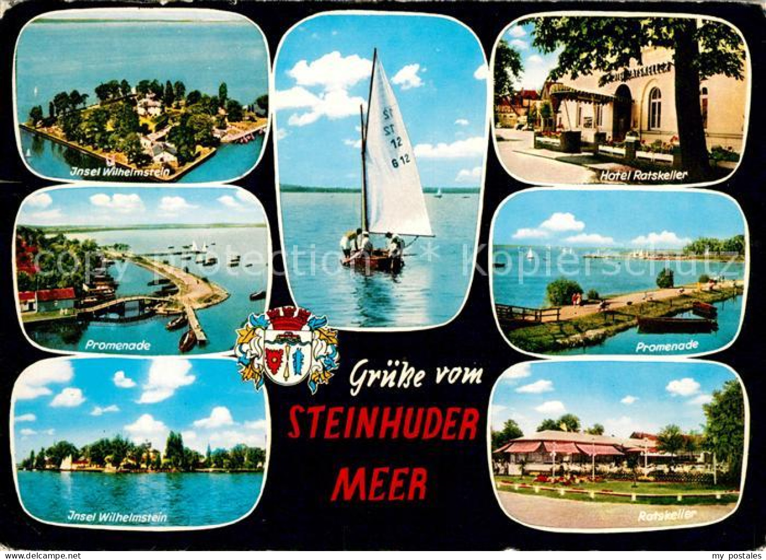 73125418 Steinhuder Meer Insel Wilhelmstein Promenade Hotel Ratskeller Segeln Wa - Steinhude