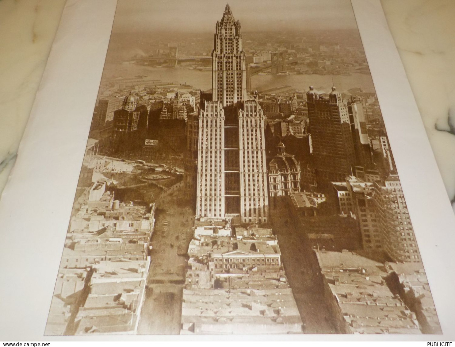 PHOTO LE PLUS HAUT GRATTE CIEL DE NEW YORK   1922 - Non Classificati