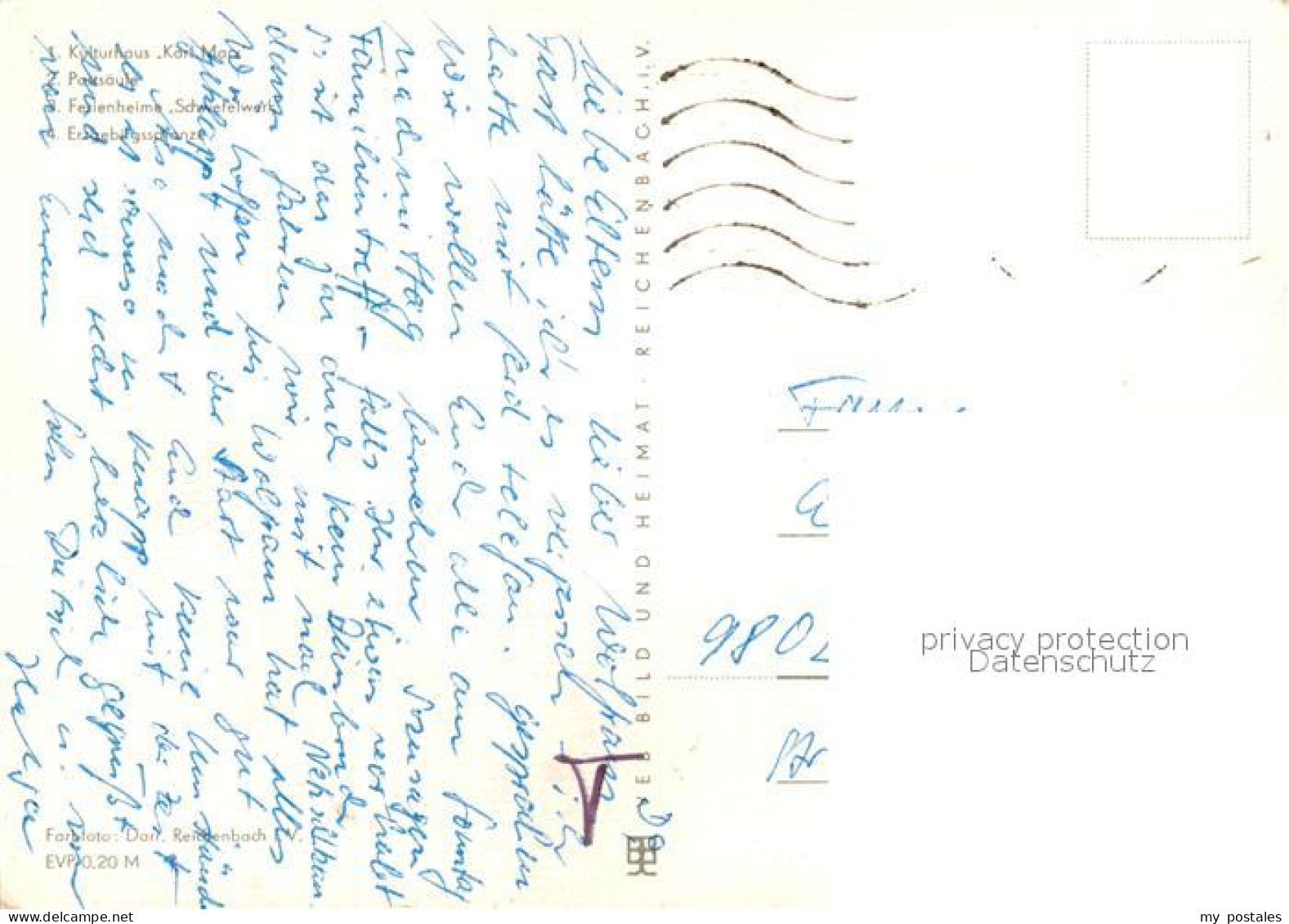 73124980 Johanngeorgenstadt Kulturhaus Karl Marx Postsaeule Erzgebirgsschanze Jo - Johanngeorgenstadt