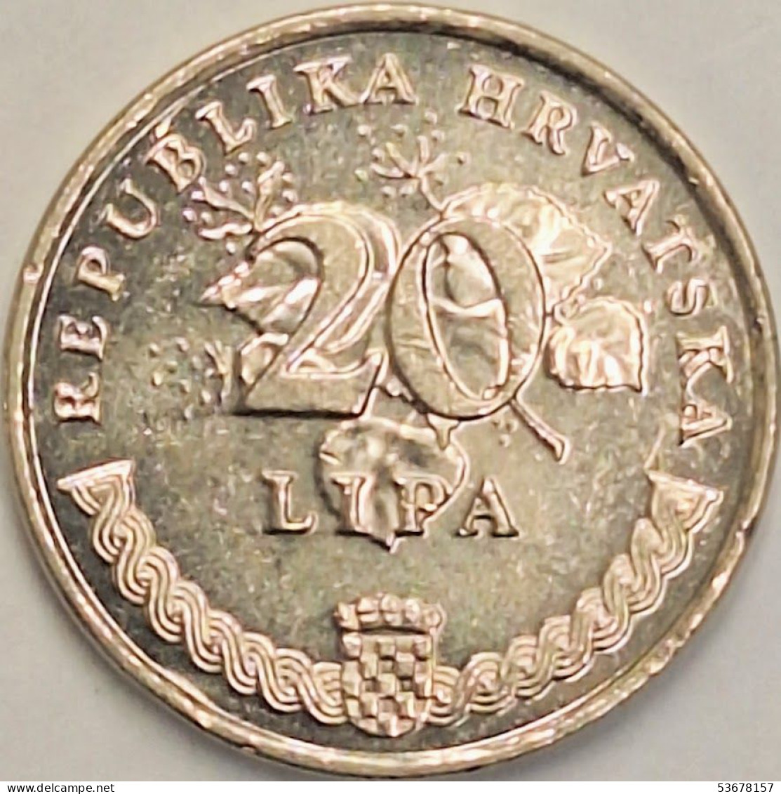 Croatia - 20 Lipe 1999, KM# 7 (#3544) - Croazia