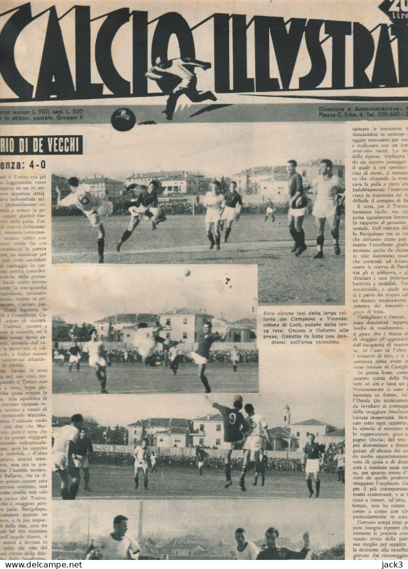 GIORNALE - IL CALCIO ILLUSTRATO  1948 - Deportes