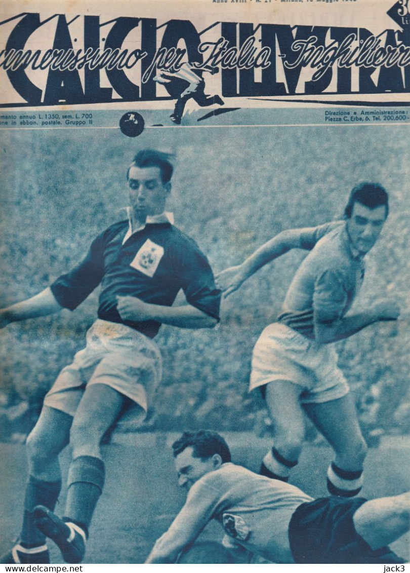 GIORNALE - IL CALCIO ILLUSTRATO  1948 - Deportes