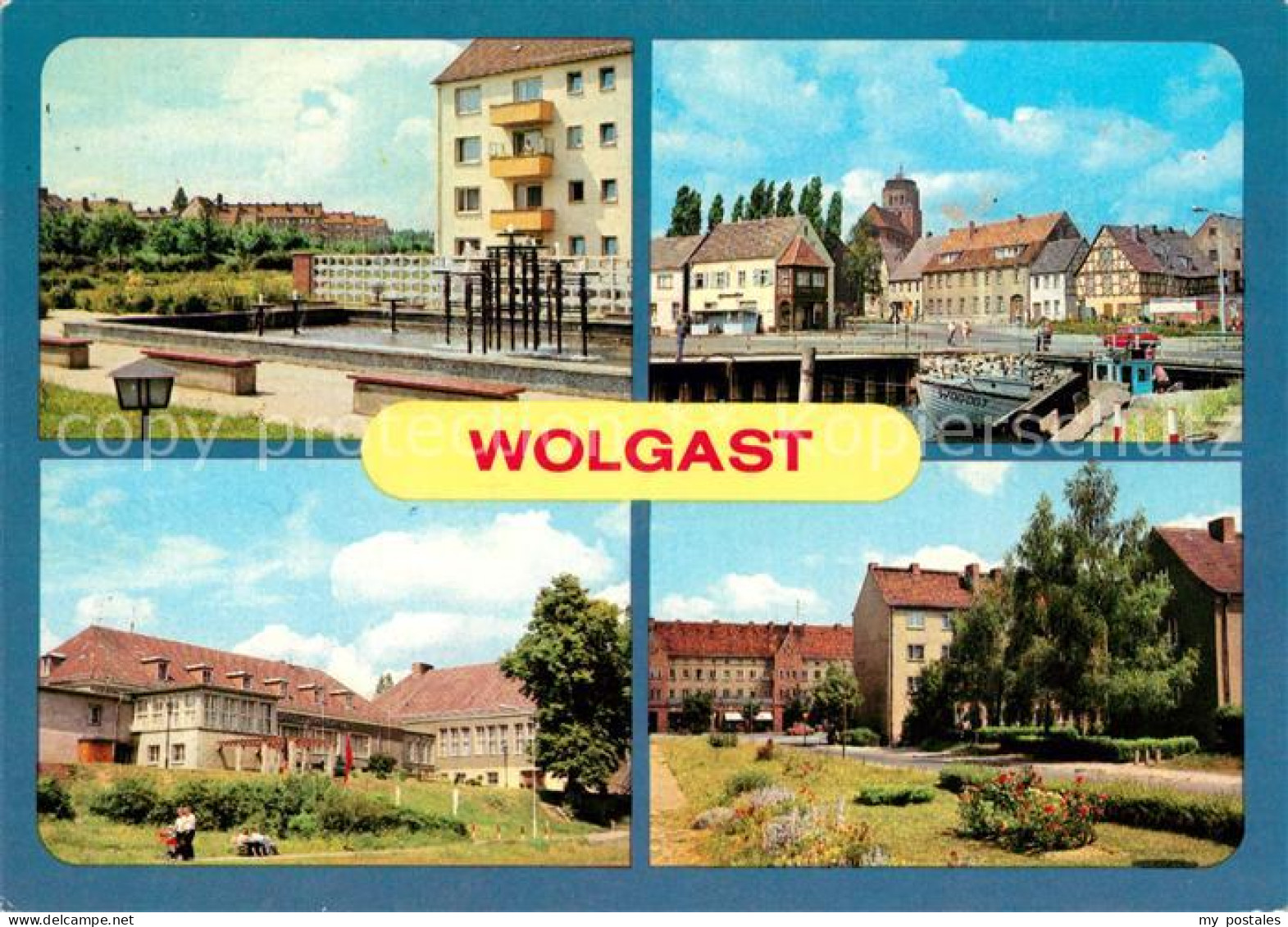 73124111 Wolgast Mecklenburg-Vorpommern Hafen Hotel-Vier-Jahreszeiten Ludwig-van - Wolgast